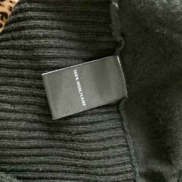 LAFAYETTE 148 SMALL BLACK WOOL SWEATER LIGHTWEIGHT DOLMAN SLEEVE RELAXED… - Picture 7 of 14